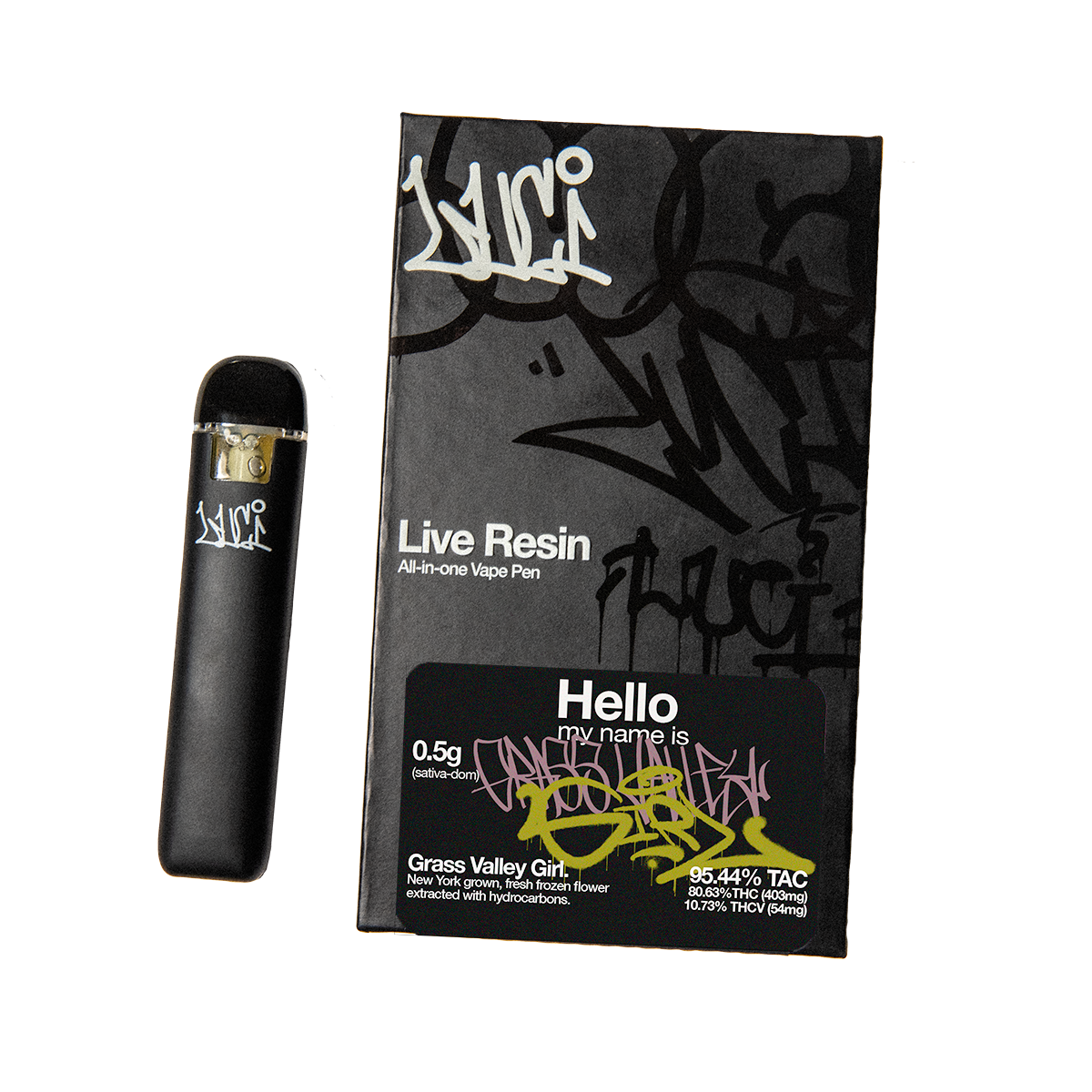 Grass Valley Girl. 0.5g Live Resin All-In-One Vape Pen