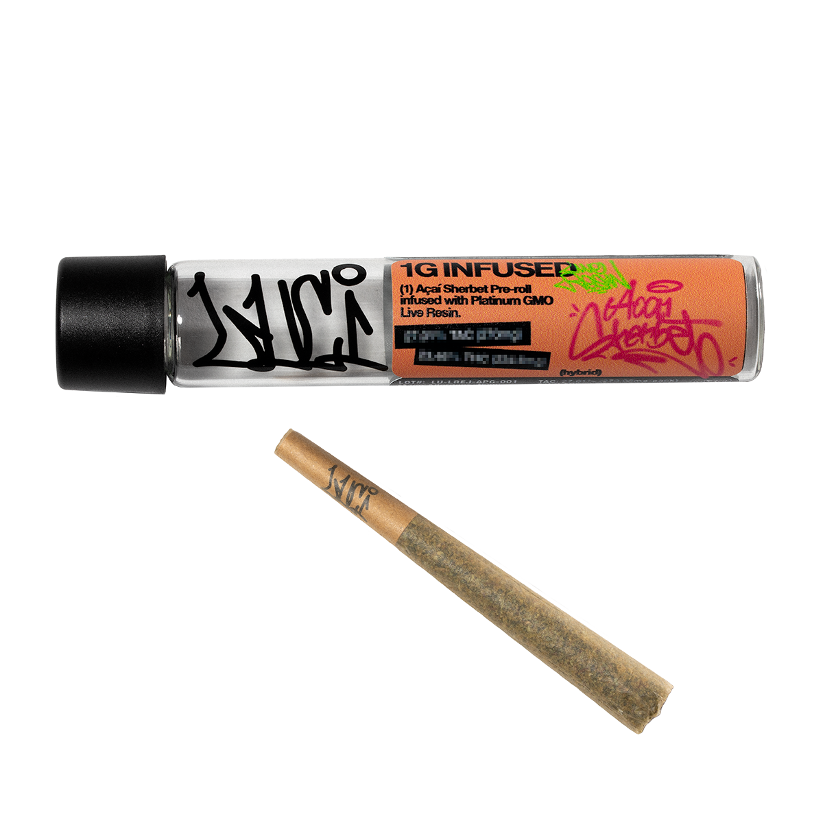 Acai Sherbert 1g Live Resin Infused Pre-roll