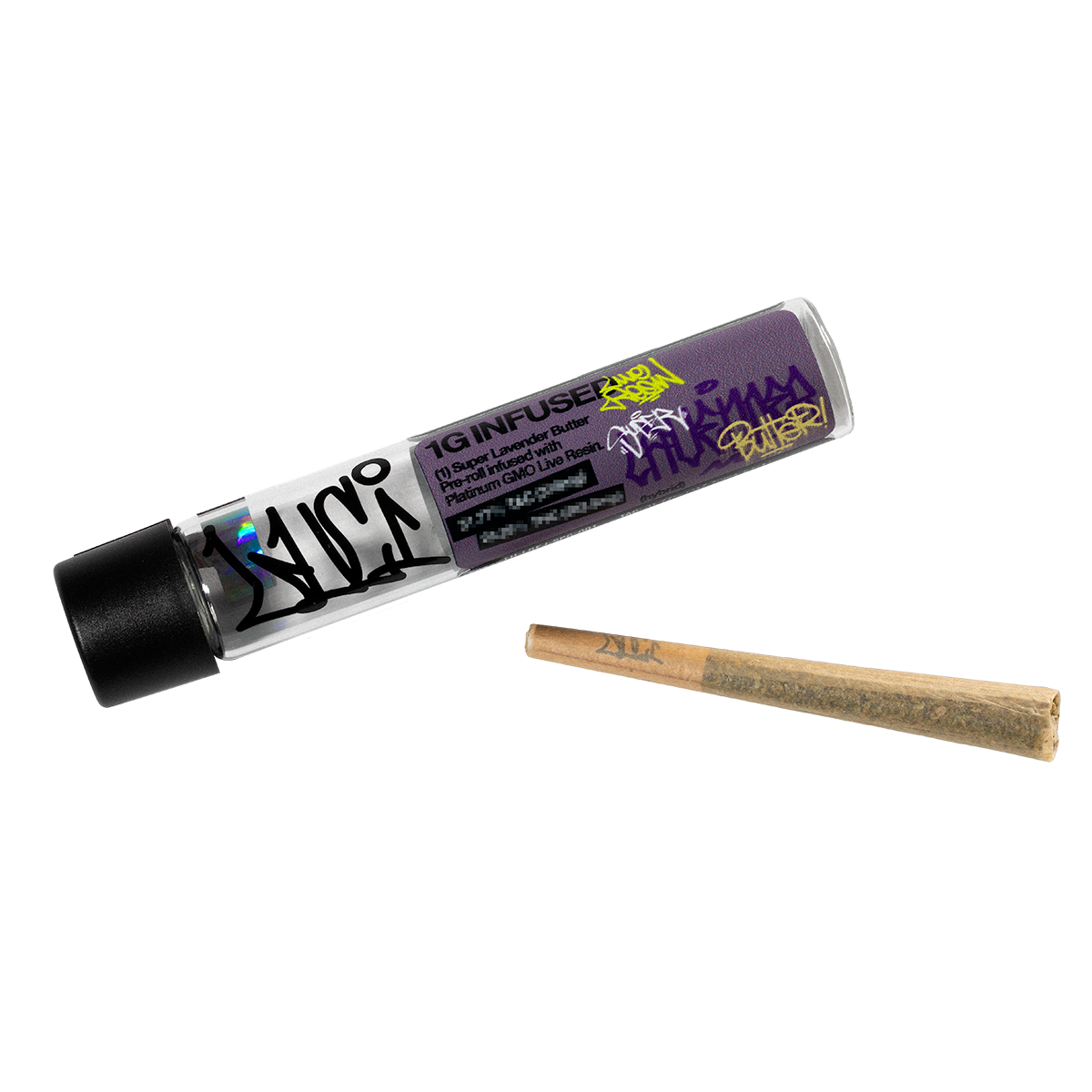 Super Lavender Butter 1g Live Resin Infused Pre-roll