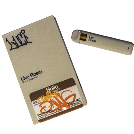 Cheese Dawg 0.5g Live Rosin All-In-One Vape Pen
