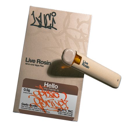 Garlic Gorilla 0.5g Live Rosin All-In-One Vape Pen
